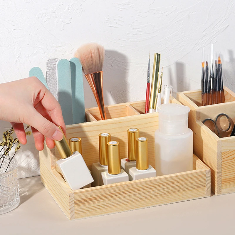 Nail Drill Machine Bits Wooden Holder, Durable For Nail Training Nail Art Accessories DIY Manicure Tools  Nail Drill Bits Holder