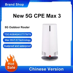 Новинка, телефон 5G CPE Max 3 2,4G и телефон 5G Hz FDD:N1/3/7/8/20/28/71 4G: b1/3/5/7/8/20/28/34/38/39/40/41 Фотосессия + Wi-Fi 6 наружный CPE