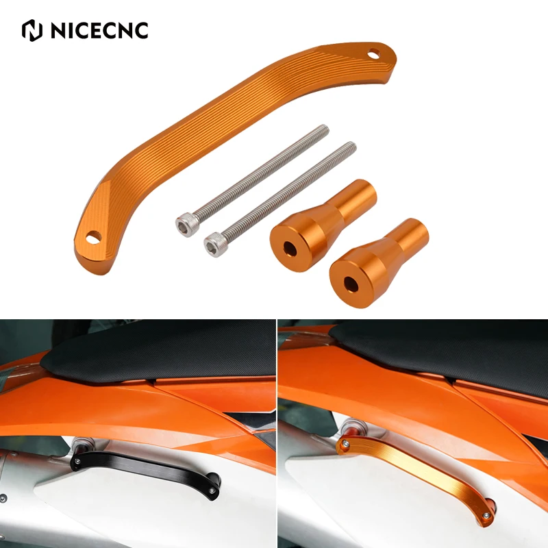 

NiceCNC Motorcycle Rear Grab Handle Bar For KTM 125 200 250 300 350 400 450 SX SXF XC XCF 2016-2018 EXC EXCF XCW 2017-2019