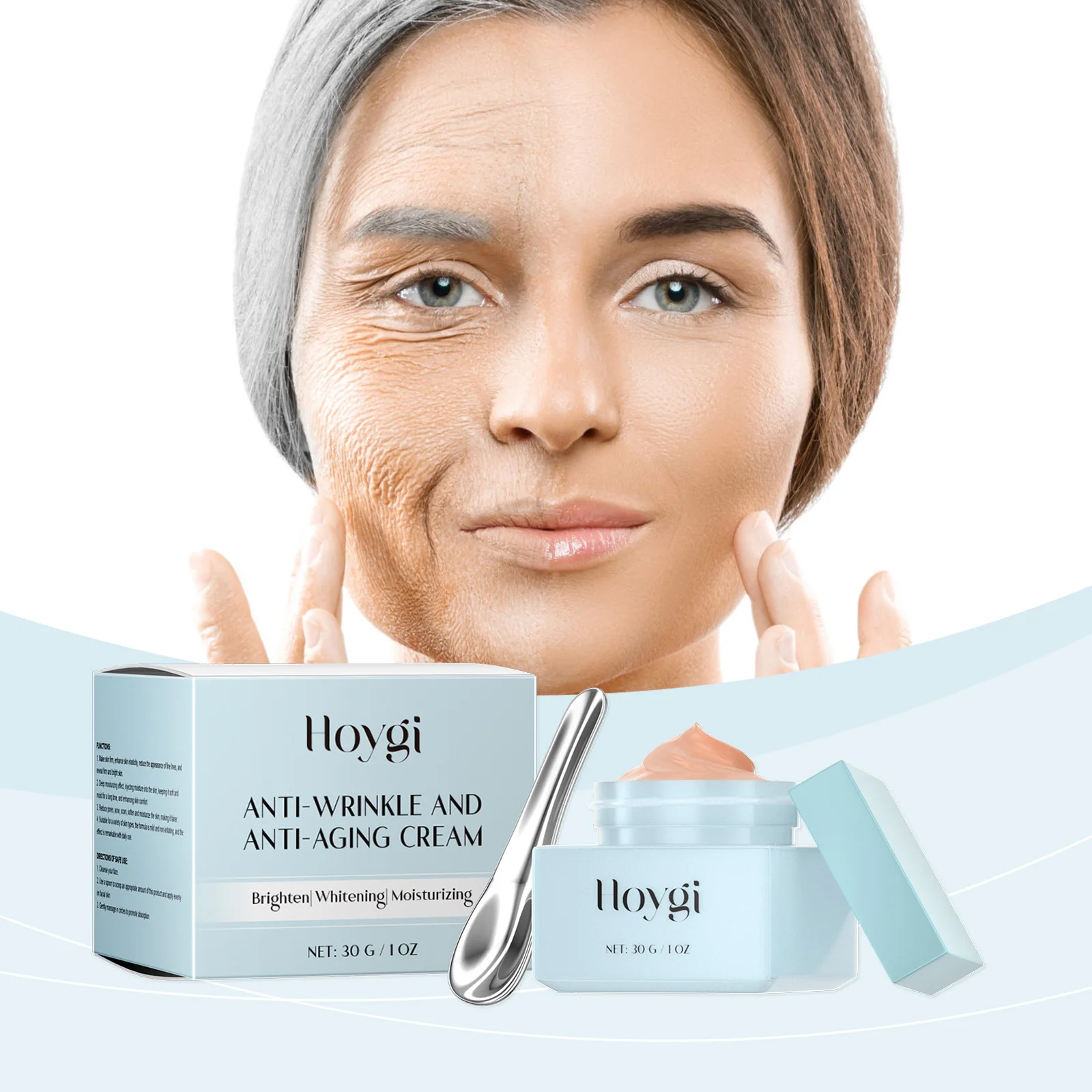 Anti-Wrinkle & Anti-Aging Cream – Brightening Moisturizer for Youthful Skin, 30g | Whitening & Hydrating Facial