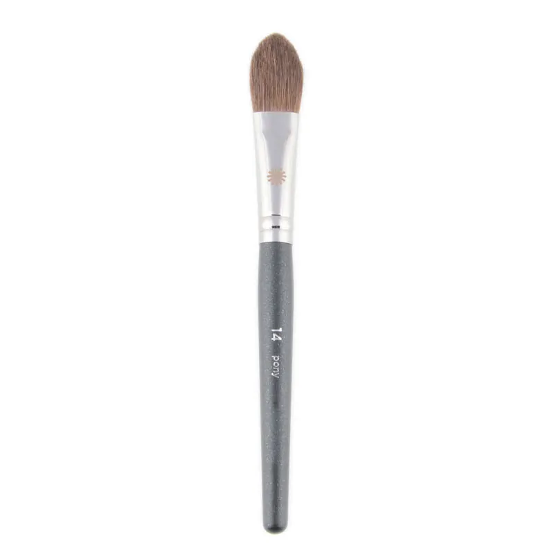 1pc Flame Highlighter Makeup brushes P14 Blush shadow Powder contour Make up brush Professional cosmetic tool Pony hair