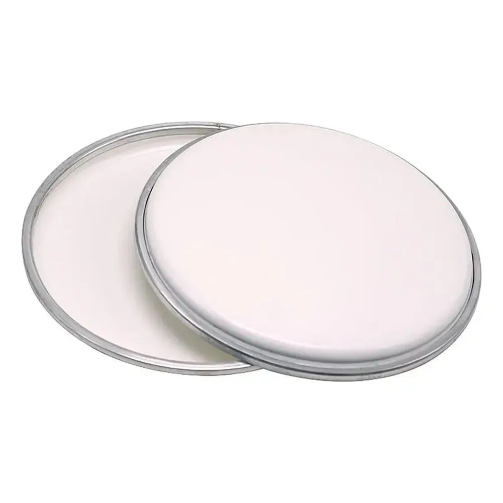 Drum Frame Skin 6 8 10 12Inch White Drum Head Drum Skin Sound Controlled 0.188mm Aluminum Metal Frame Thickness Cap