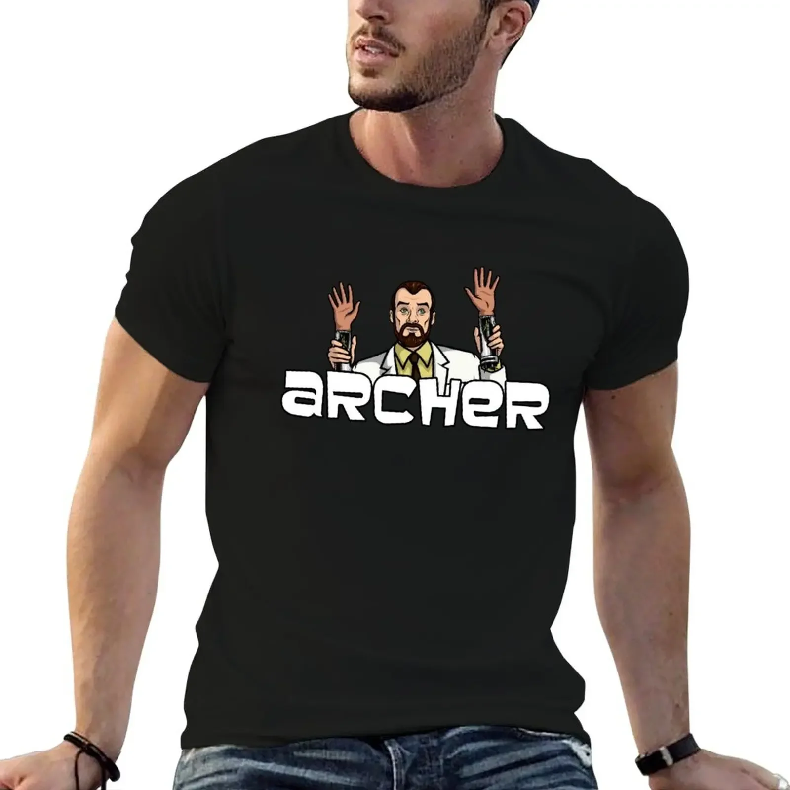 Archer Krieger Jazz Hands 83 Cool Graphic Vintage for Men Graphic T-Shirt customizeds t shirts for men