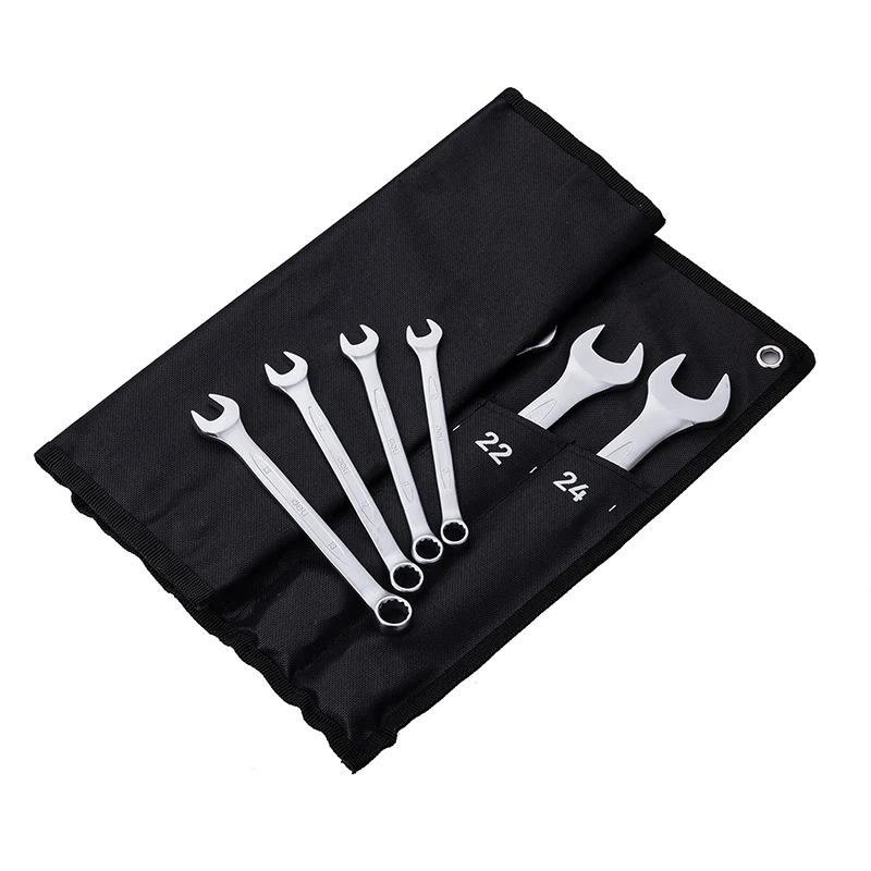 Deli 14 Pcs Ratchet Combination Wrenches Set 6-24mm Auto Repair Dual Use Multi Function Wrench Tool Set Fast Mechanical Repair