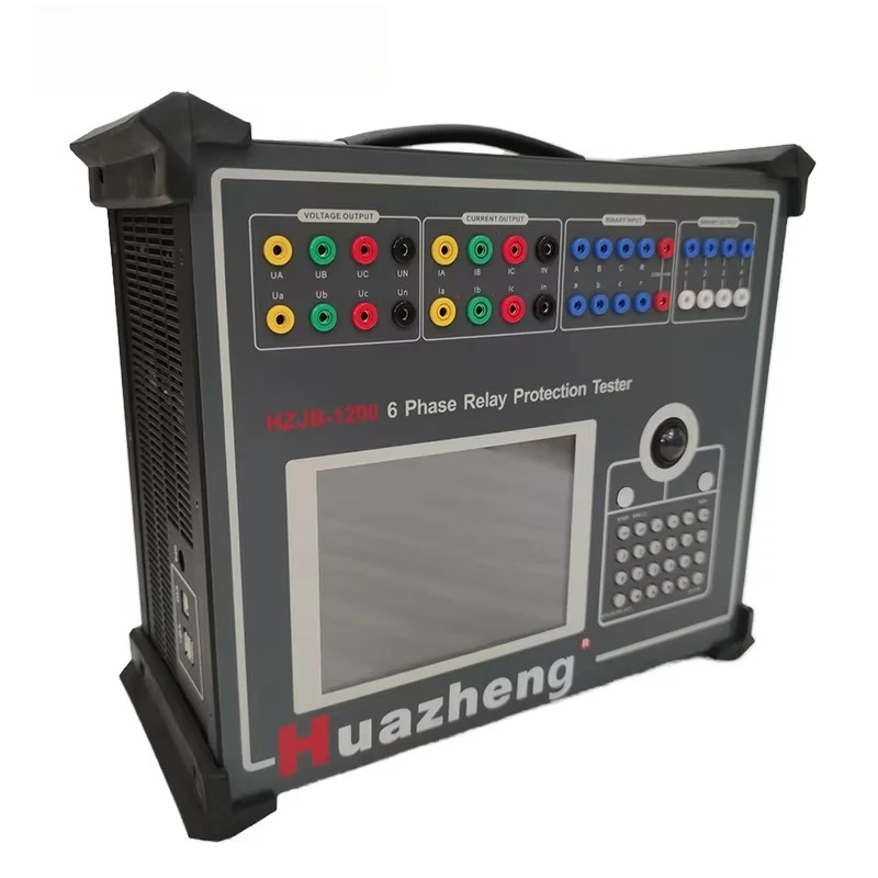 

HZJB-1200 Power Grid Substation Smart Testing Equipment Six Phase Secondary Protection Relay Test Set