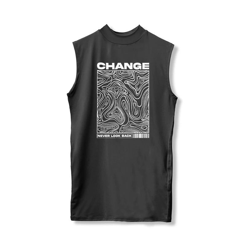 Compression Tight Summer Tank Tops Mens Casual Fitness Sports Vests Quick Dry Sleeveless Shirts Gym Bodybuilding Muscle Clothing