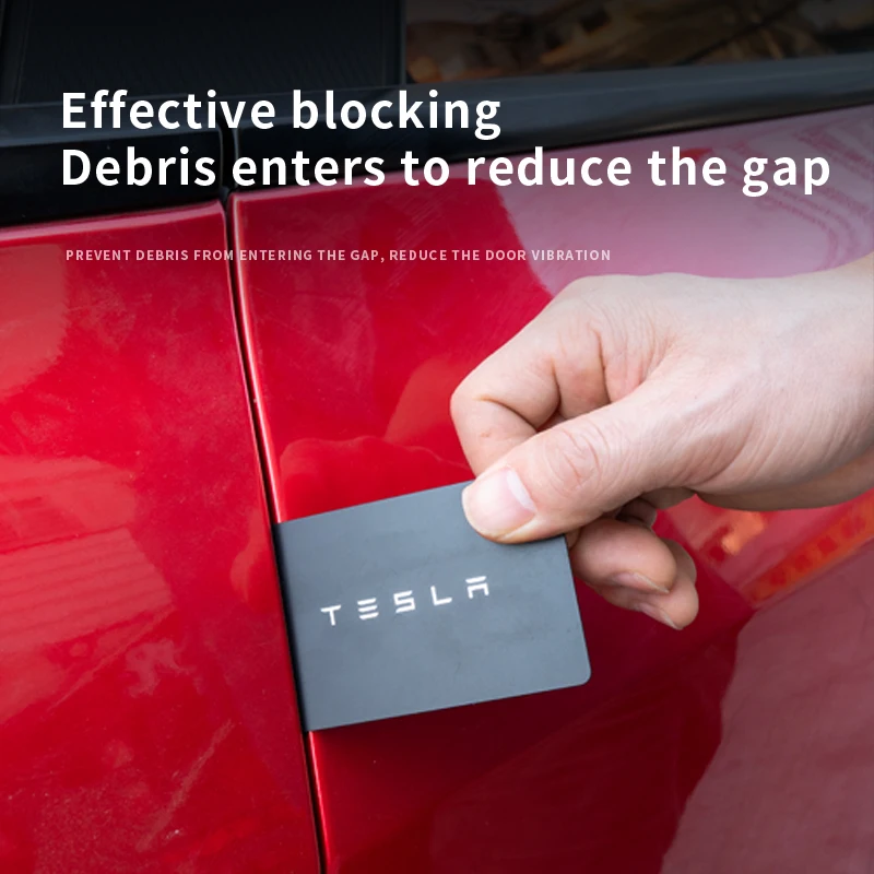 Suitable for Tesla 3/Y-shaped sealing strips, B-pillar and C-pillar noise reduction sound insulation and shock absorption rubber