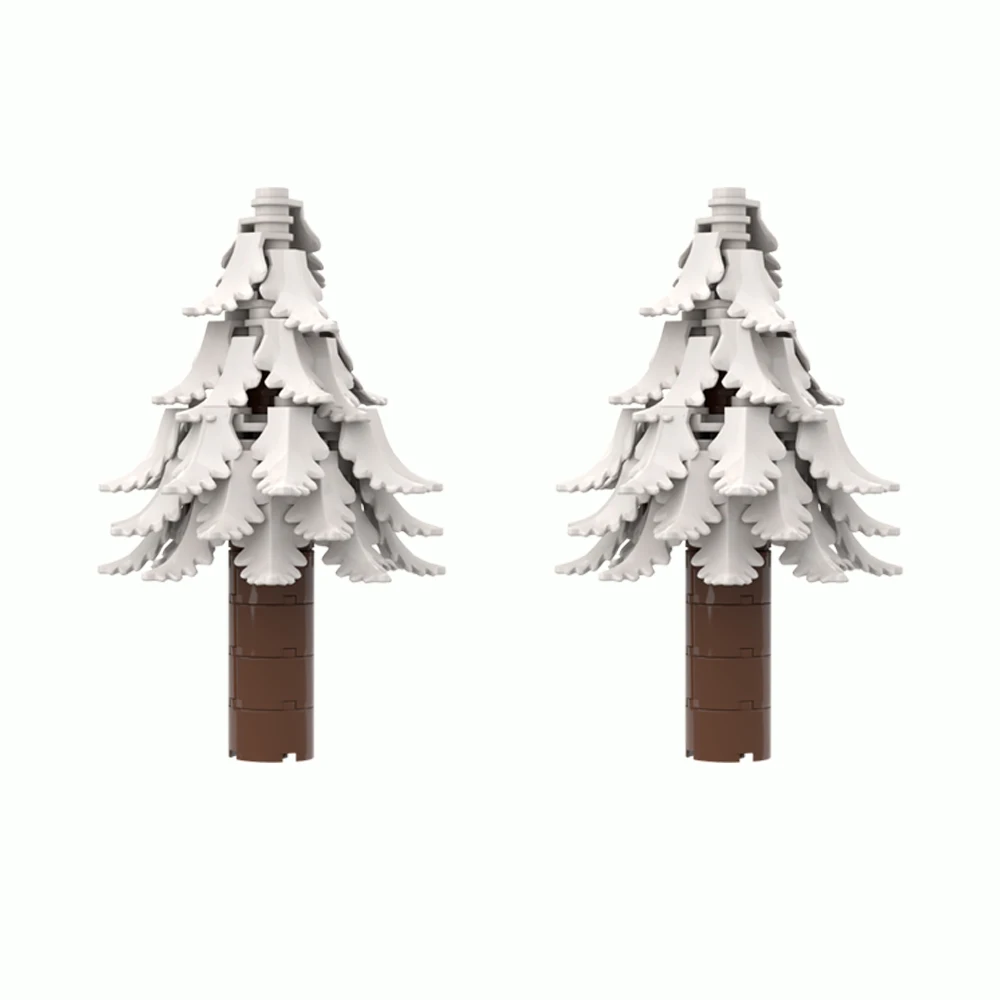 MOC DIY Dschungel-Garten & Baum-Bausteine - Hoflandschaft-Steine Kompatibel mit Großen Stadtansicht-Sets
