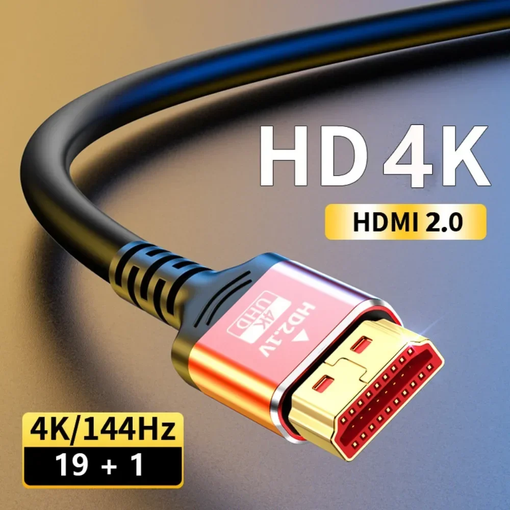 

4K 48Gbps HDMI Digital Cable for Xiaomi TV Box PS5 USB HUB Ultra High Speed Certified 4K 144Hz HDMI 2.0 Cable EARC Dolby Vision