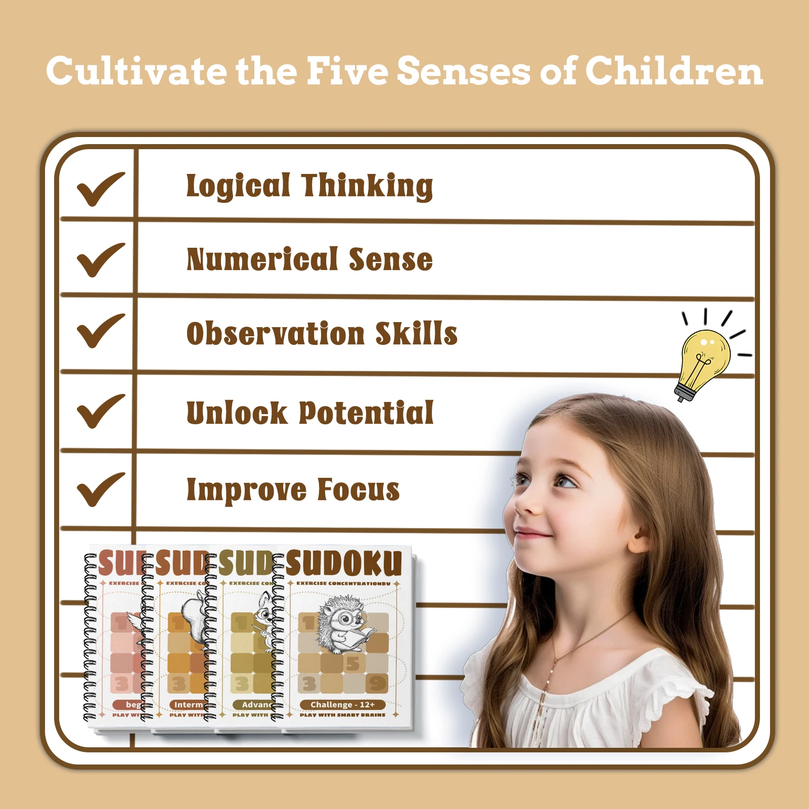 Kids Sudoku Challenge: Fun and Easy Puzzles for Young Minds to Develop Logic and Problem-Solving Skills