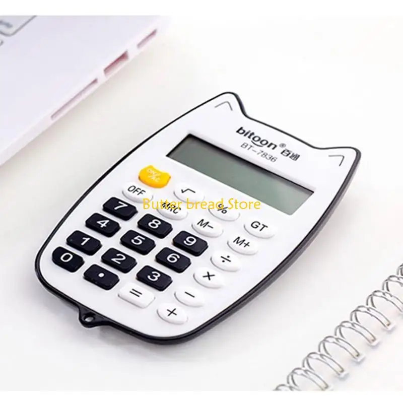 W89C Basic Standard Calculators Mini Digital Desktop Calculator 12-Digit LED Display