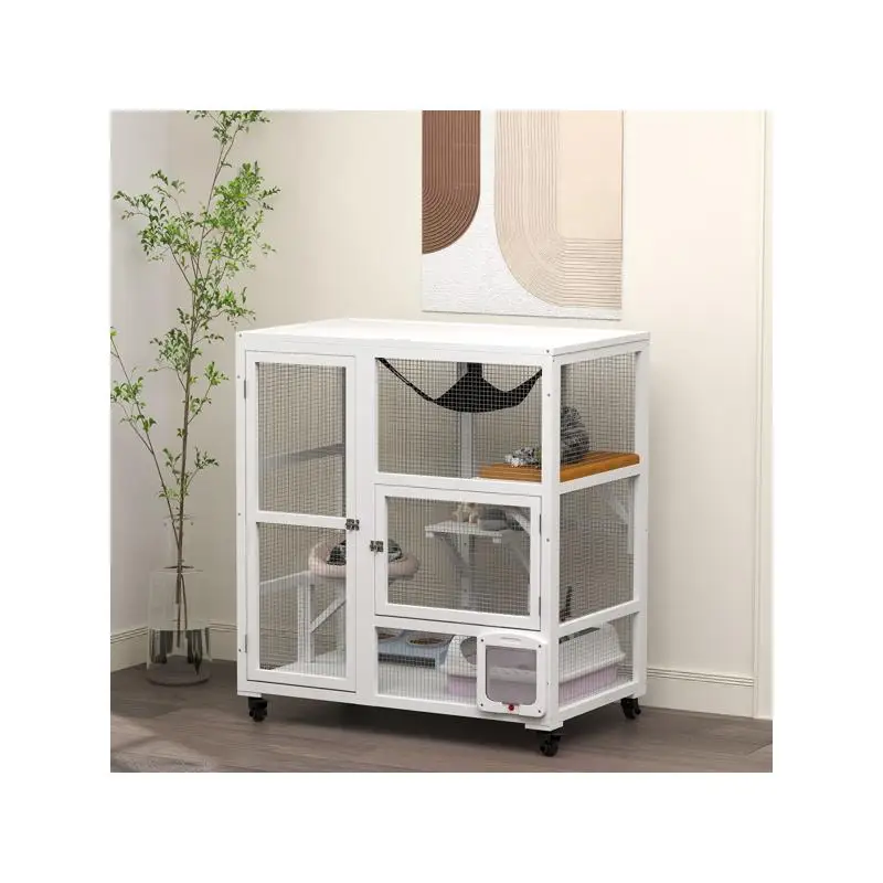 

Cat House - Cozy Cat Shelter, Warm Comfortable Pet Bed for Indoor & Outdoor Use, Easy Clean Design