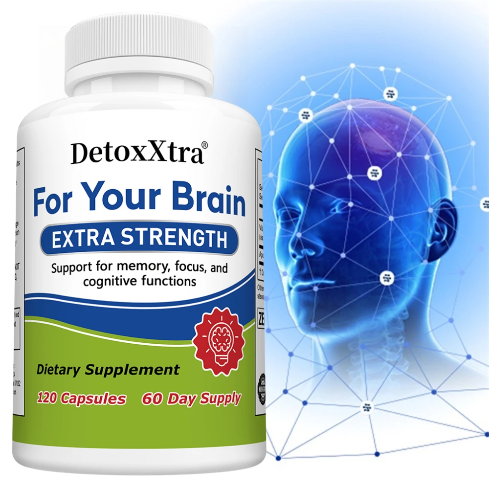

EXTRA STRENGTH Memory Mood and Brain Capsules - Improve Memory & Cognition, Improve Mood, and Sleep Health