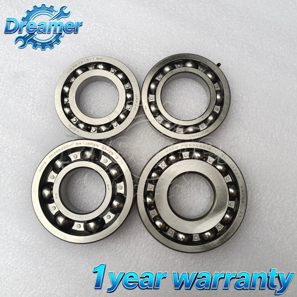 TR580 TR690 Transmission Pulley Bearing Kit 4Pcs/Set CVT DG407414LT B40-237E DG358220-1 DG357213-1 DS358816-ISHCS19 For SUBARU