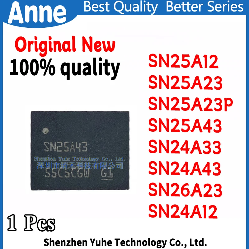 (1piece)100% New SN24A12 SN25A12 SN25AI2 SN25A23 SN25A23P SN25A43 SN24A33 SN24A43 SN26A23 BGA