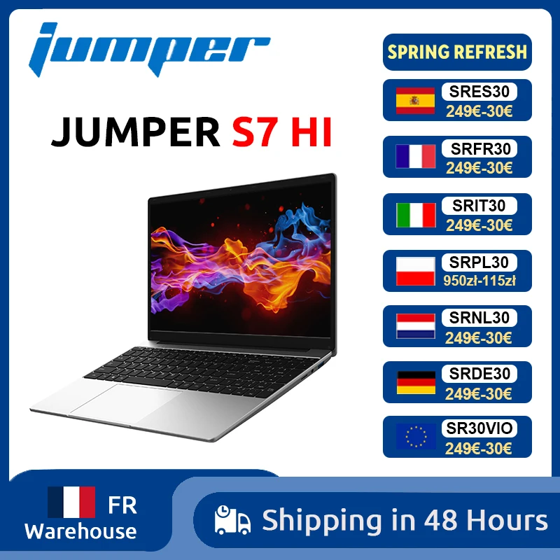 Laptop Jumper EZbook S7 HI 15,6 cala, 16 GB RAM, 512 GB SSD, Procesor Intel 6500Y, Port Type-C, Mini HDMI
