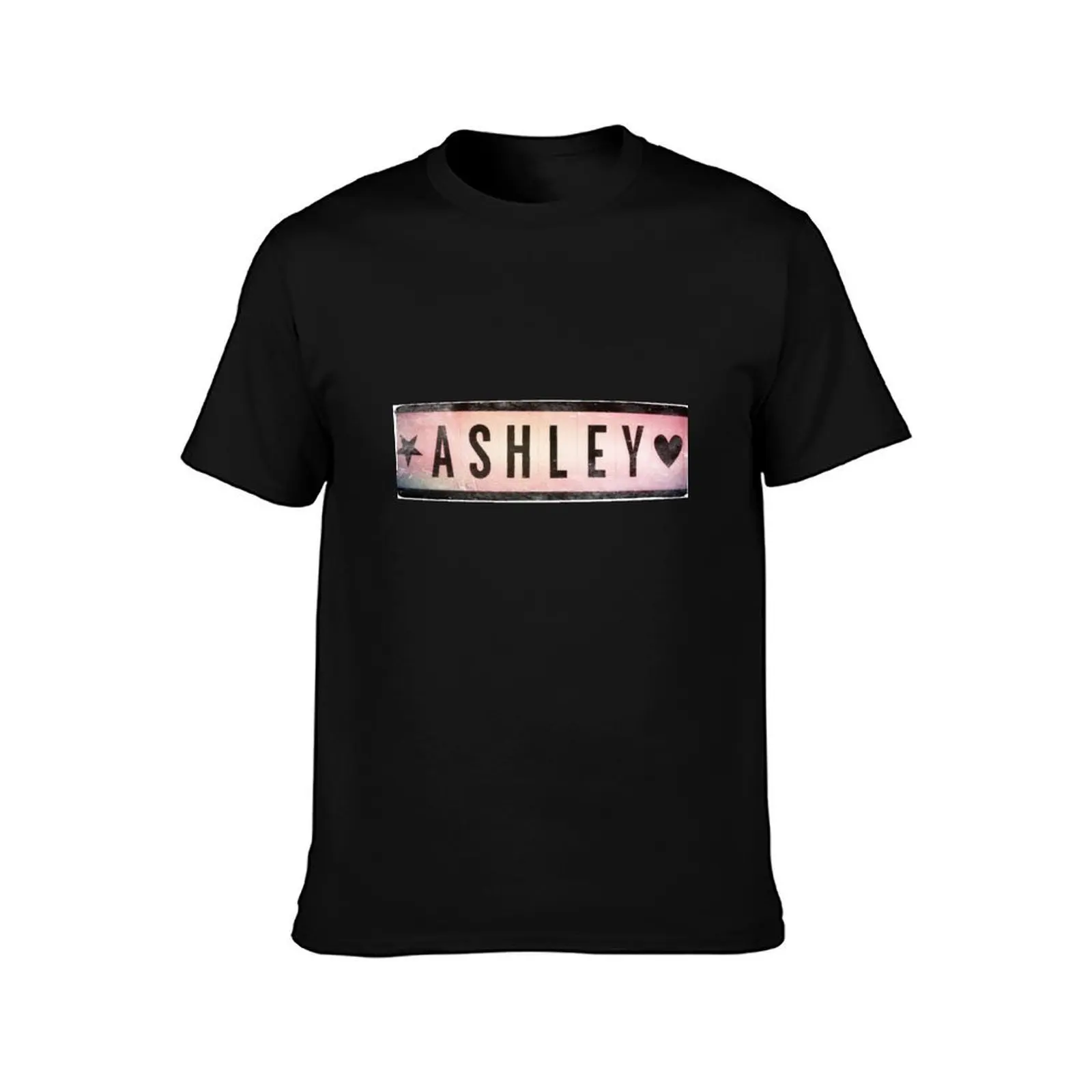 Ashley mask, Ashley socks, Ashley sticker, magnet, notebook, Ashely T-Shirt Graphic Print Short Sleeve T-Shirt