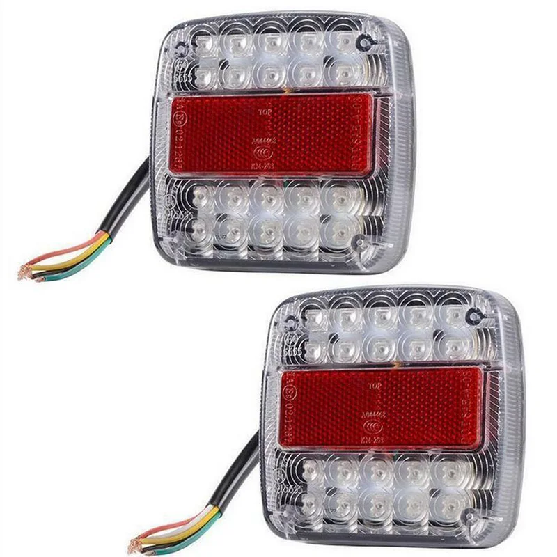 1X 20 LED Stop Rear Tail Reverse Light Indicator Lamp Truck Trailer Waterproof