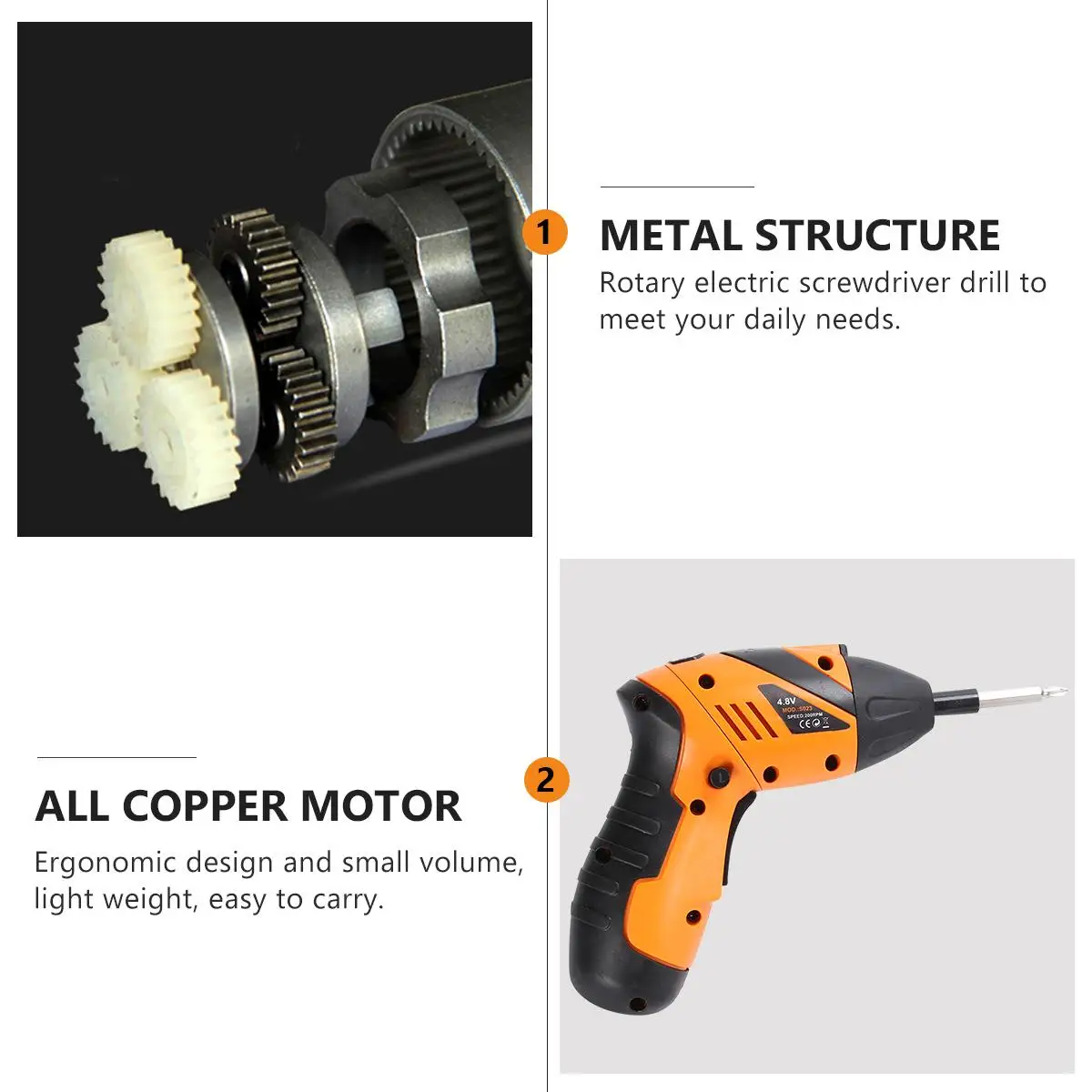 Mini Electric Drill Set 12V Rechargeable Power Screwdriver Small Handheld Tool Kit Storage Box Home Repair DIY Project