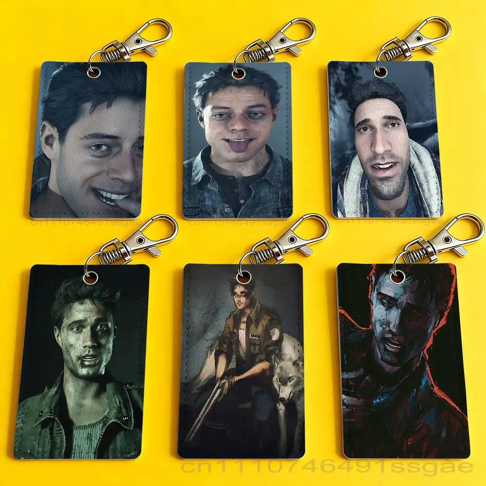 

Mike Josh U-Until D-Dawn Badge Holder Keychain For Bank Business Work Card Holder Student Card Protective Case Bus Card