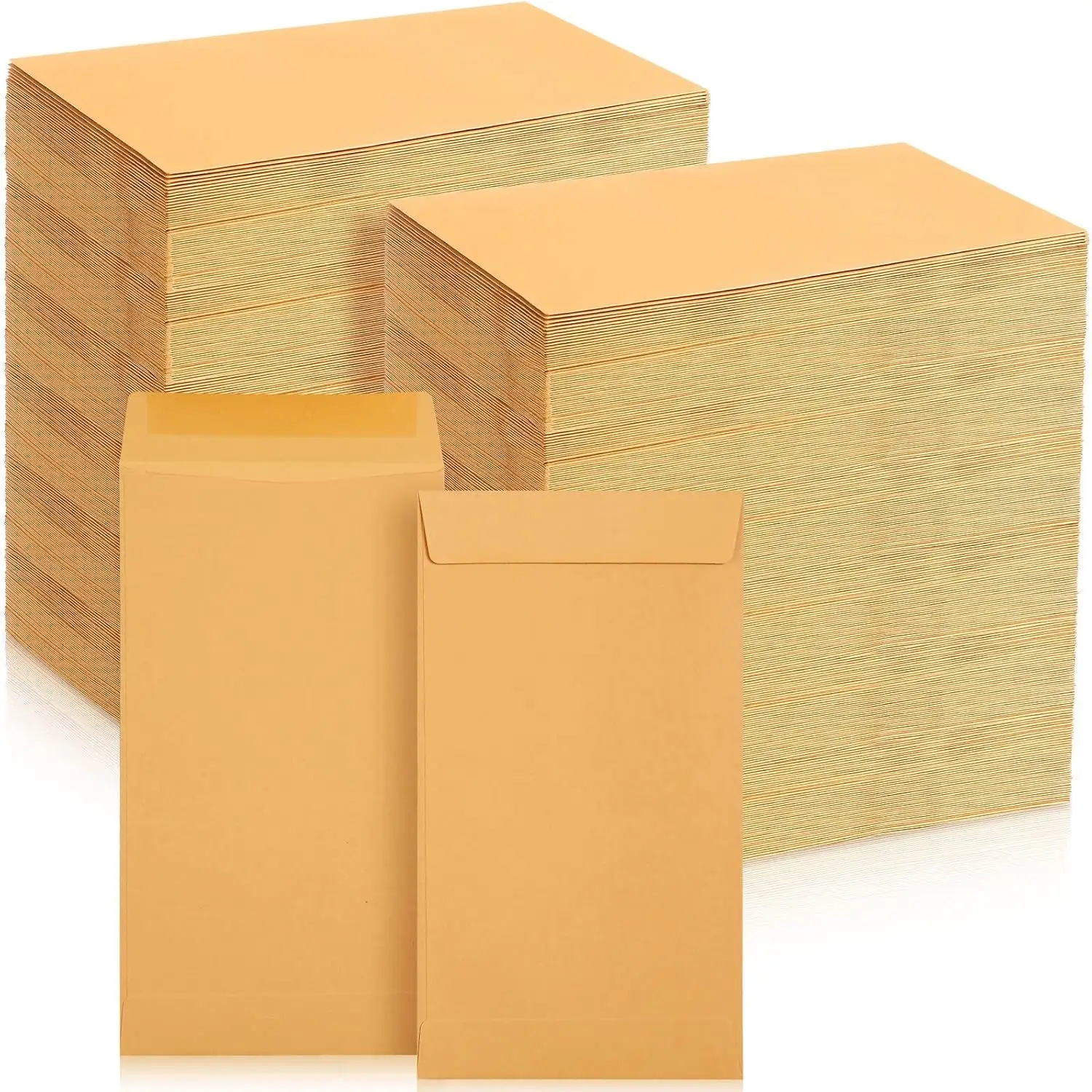 50pcs Mini Envelope Candy Cookie Packaging Bags Wedding Birthday Party Decoration Supplies Golden Cowhide Envelopes Storage Bags