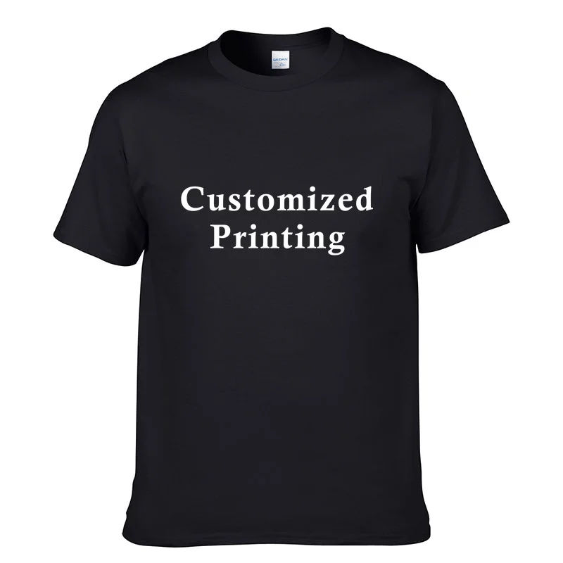 

Футболка на заказ для мужчин и женщин, хлопковая футболка с принтом спереди для девочек и мальчиков, летняя футболка больших размеров, повседневный топ