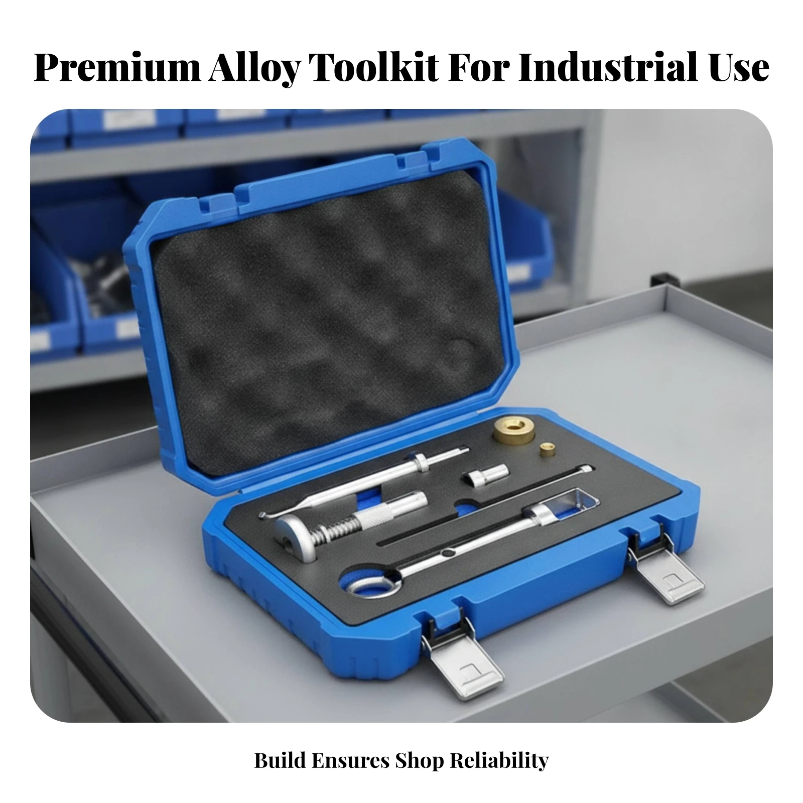 Fuel Injector Rail Seal Tool Set Organized Fuel Injector Rail Seal Removal and Installation Tool Compact Sturdy for Mechanics