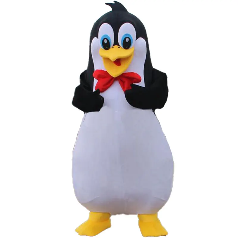 New Plush Panda Mascot Costume Funny Penguin Doll Costume Christmas Halloween Cartoon Panda Cosplay Set