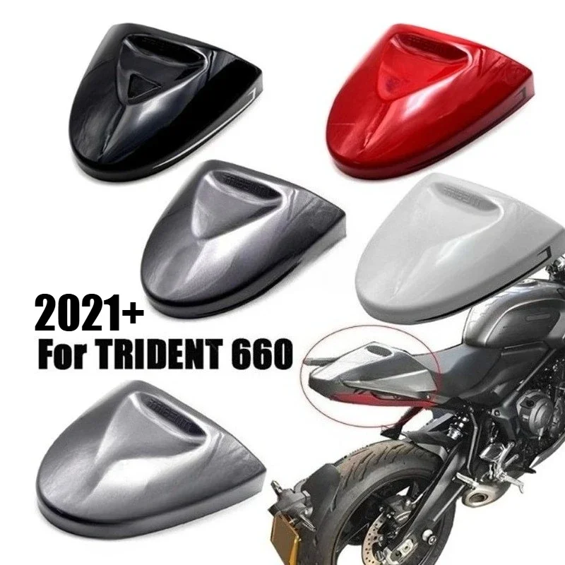 

For Triumph Trident 660 2021 2022 2023 2024 Rear Seat Cushion Motorcycle Passenger Seat Cover Tail Fairing Visor Rear Cover