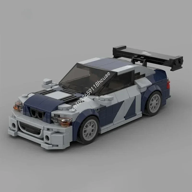 

352 детали Конструктор Need for Speed BMW M3 E46 GTR City Champions Racing MOC, креативная игрушка, подарок на Рождество