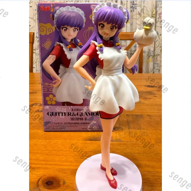 

Оригинальная фигурка Bandai Banpresto GLITTER&GLAMOURS Ranma 1/2 Shanpu Apron Model Beautiful Girl Scenic Figure Collection Gift в наличии