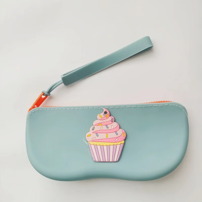 

Silicone Eyewear Case Cute Waterproof Eyeglasses Pouch Eyeglasses Storage Bag Portable Cute Cartoon Sunglasses Case For Travel