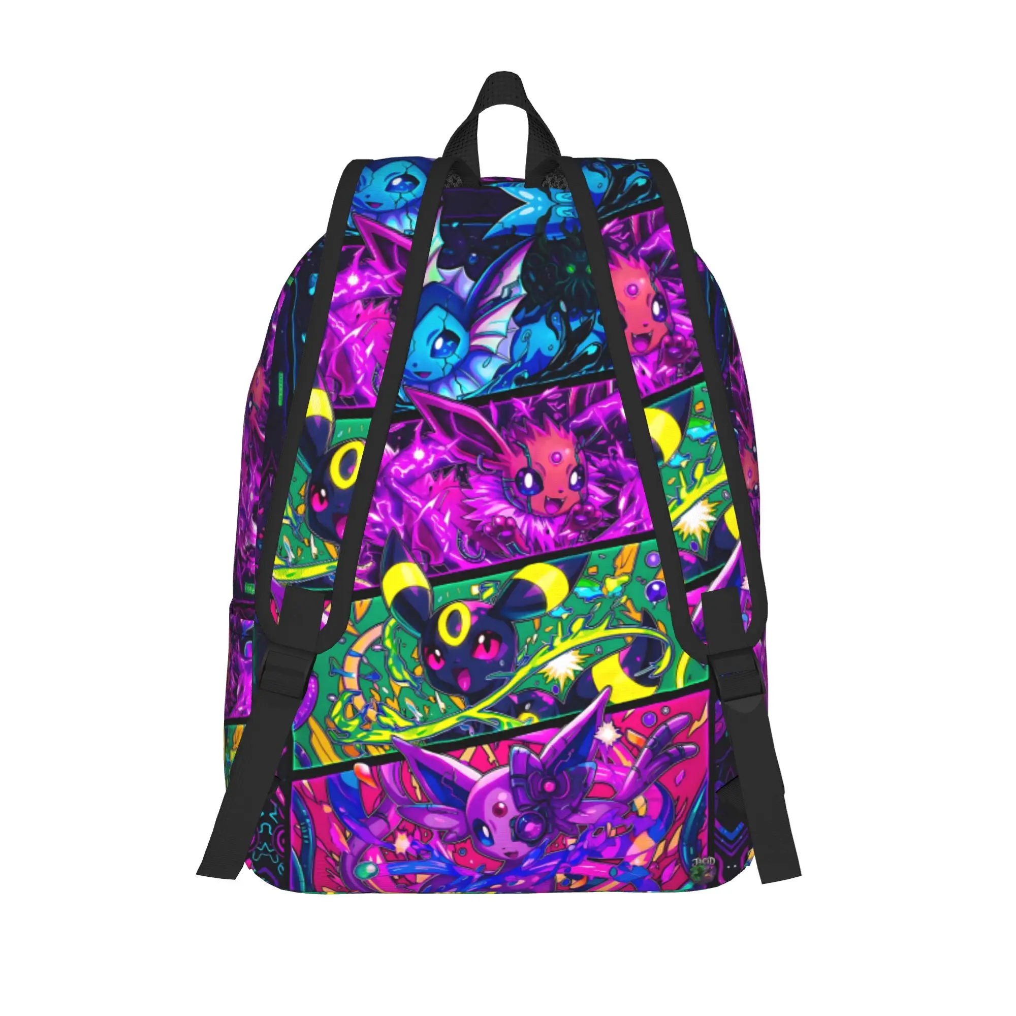 Fashion Pokemon Theme Backpack  Mochilas Vintage For Work Retro Washable Rucksack
