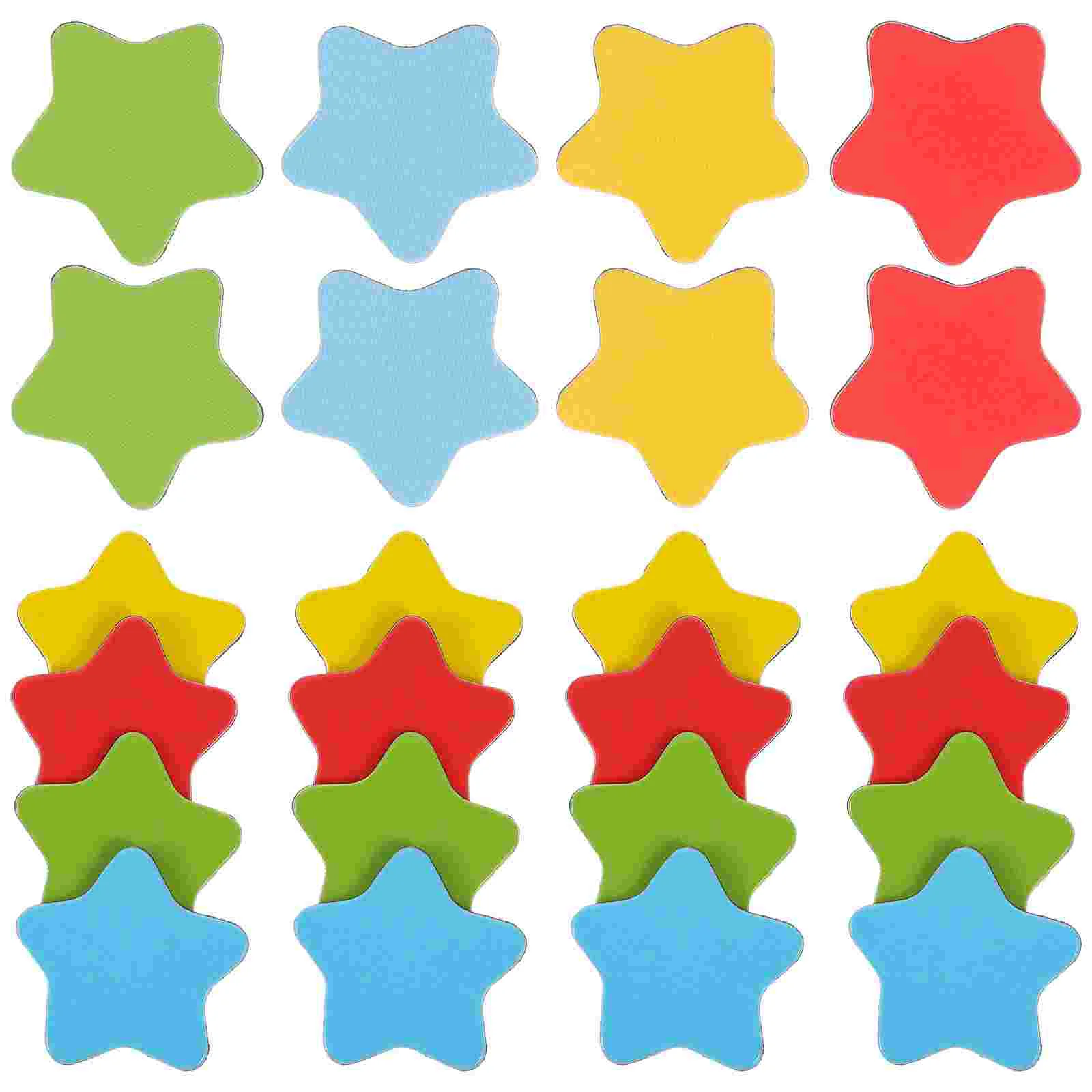 80 Pcs Magnet Magnets for Fridge Whiteboard Small Soft Magnetic Decorations Classroom Star Office Cute Decorative