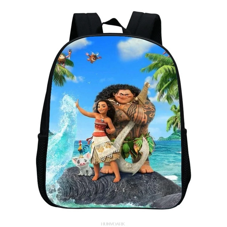 Cartoon Children Backpack Princess Moana Printed Baby Kids Preschool School Book Bags Small Bag Boys Girls Schoolbag Mochila