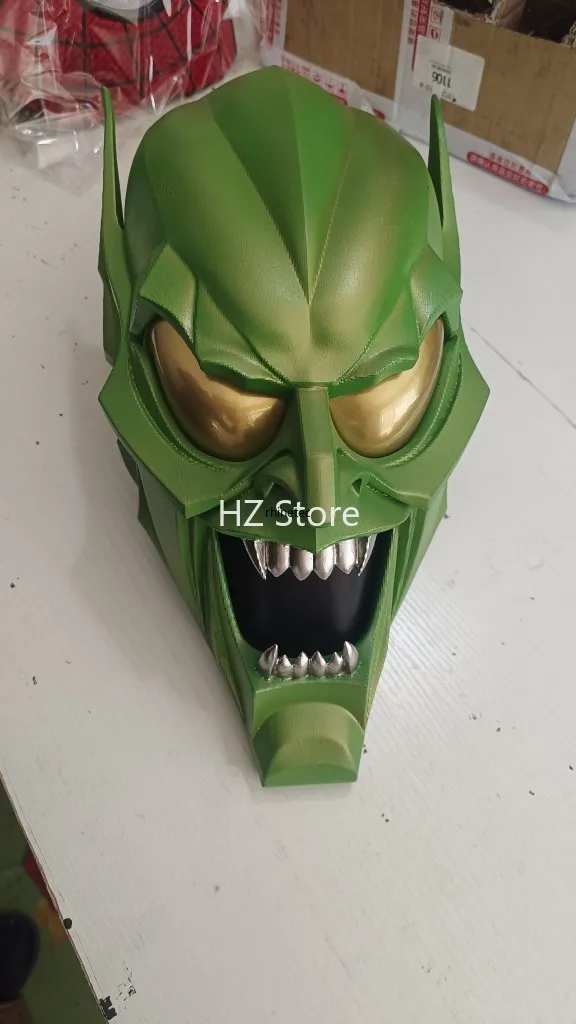 グリーンゴブリン　ヘルメット　マスク　ボム　スパイダーマン グリーンゴブリンマスク/ヘルメットコスプレ衣装小道具