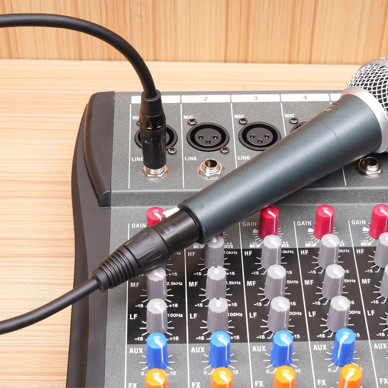 Cable de Audio XLR a 6,35mm, micrófono, Cable de Audio analógico equilibrado para amplificador mezclador de guitarra electrónica, AUX 6,5mm a XLR hembra
