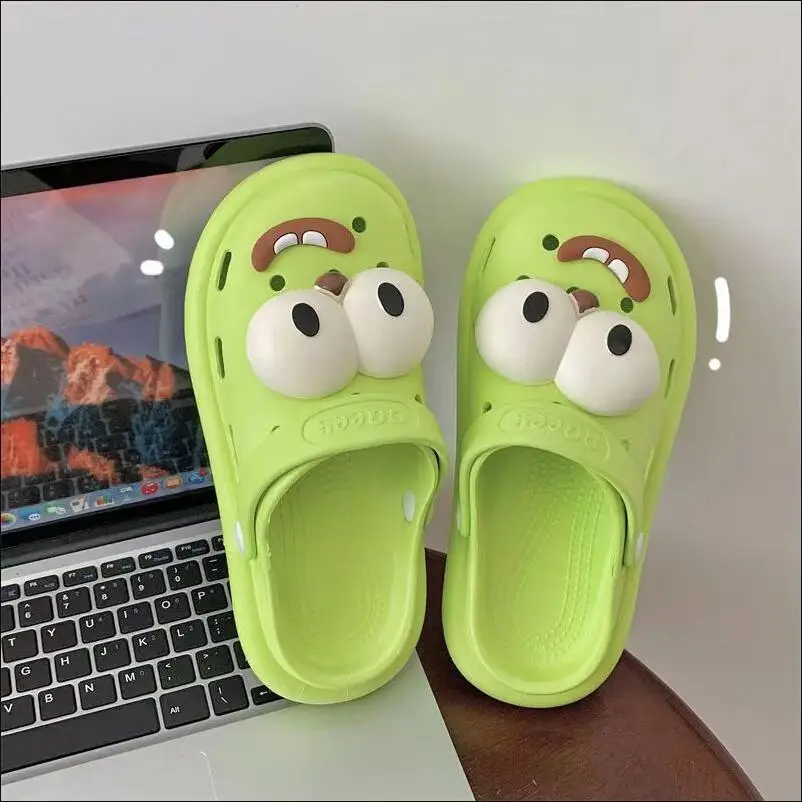 2024 Cute Cartoon Funny Shoe Charms Big eyes Accessories DIY Wholesale  Soft Rubber Shoes Decorated Charms for Boy Women Gift