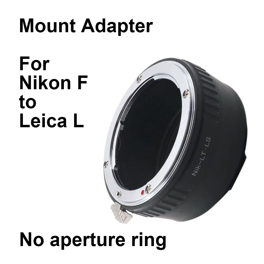 Nik F-L pour objectif à monture F Nikon-anneau adaptateur de monture Leica L Nik F-TL F-SL pour Leica TL CL SL Panasonic Lumix S1 S5 Sigma FPL Nik F-L pour objectif à monture F Nikon-anneau adaptateur de monture Leica L Nik F-TL F-SL pour Leica TL CL SL Panasonic Lumix S1 S5 Sigma FPL