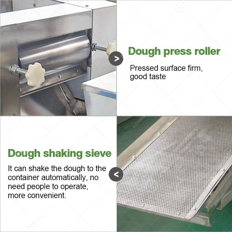 Mini tagliatelle automatico industriale - per snack a cubo, mini grisosini, pasta fritta - Tagliatrice commerciale