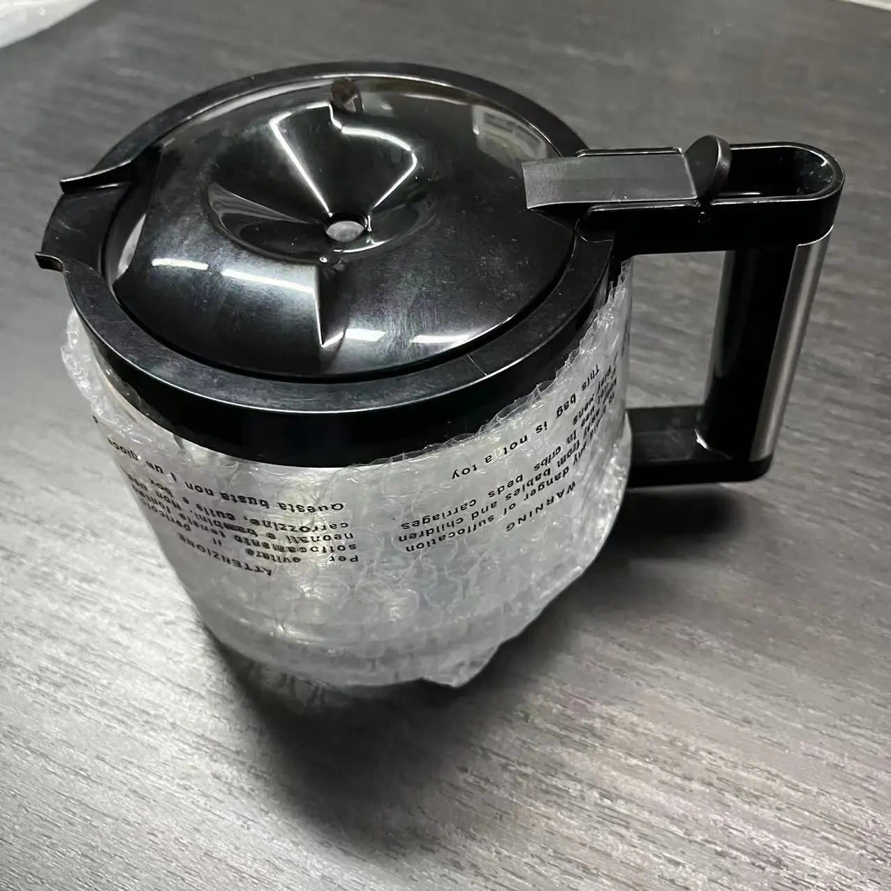 فنجان قهوة ديلونجي ، حاوية زجاجية ، ملحقات وعاء ، قابلة للتطبيق على ماكينة القهوة ديلونجي ، BCO410 ، BCO420