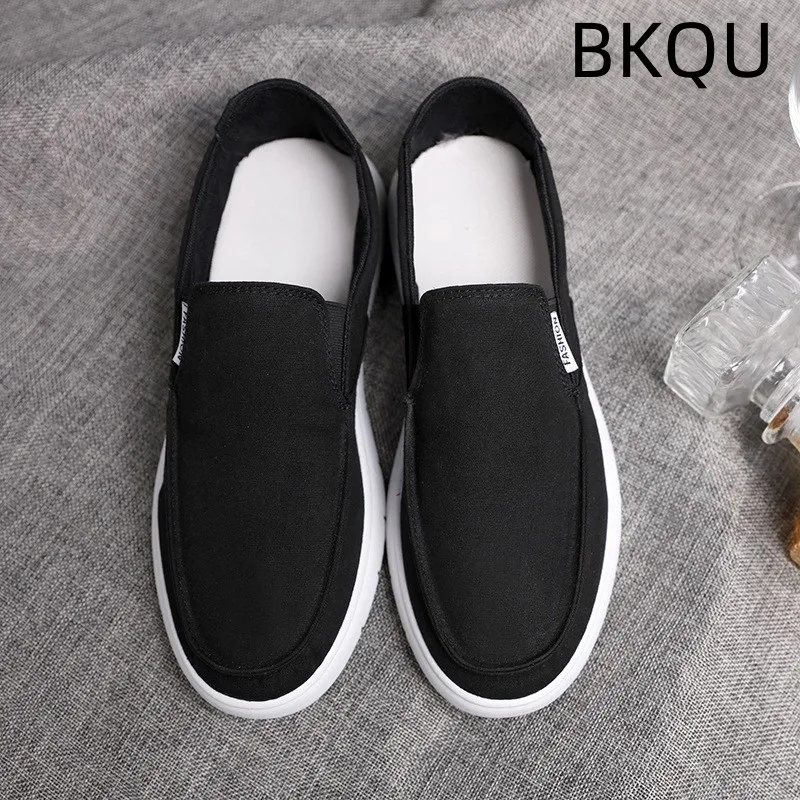 Men\'s Casual Sneaker Youth Trend Slip-on Breathable Comfortable Fashion All-match Round Toe Low Top Spring and Autumn Main Push