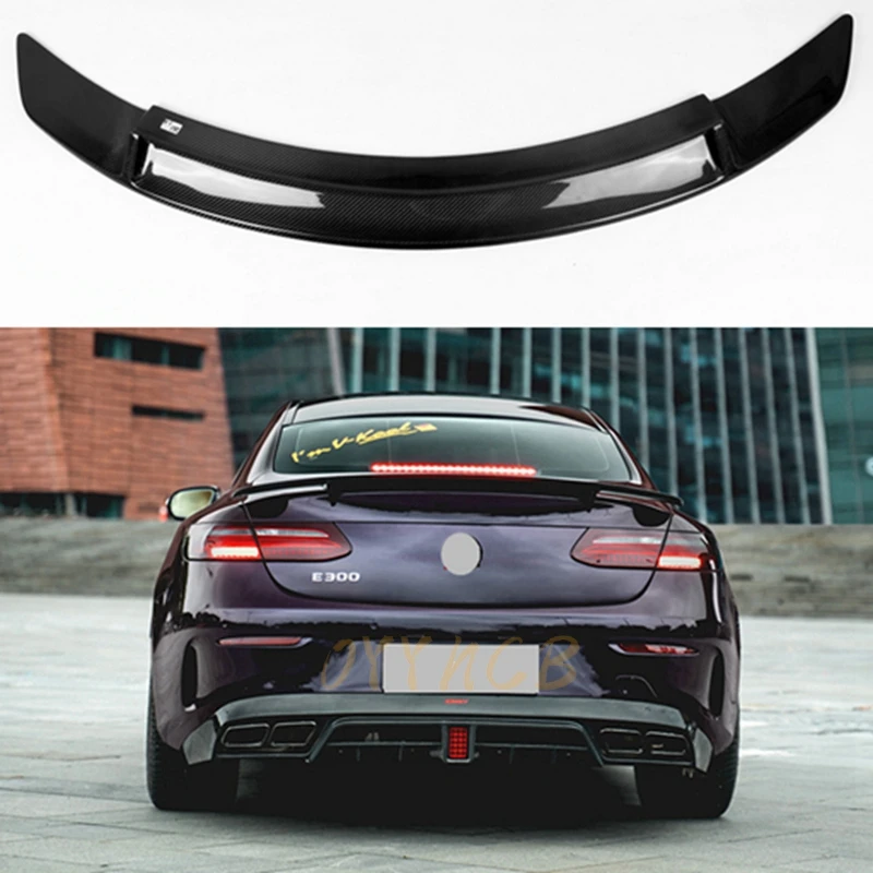 

For Mercedes W238 spoiler E Class Coupe E250 E400 E500 E550 2-Door Carbon Fiber Rear Trunk Spoiler Wing 2016 - UP RT Style