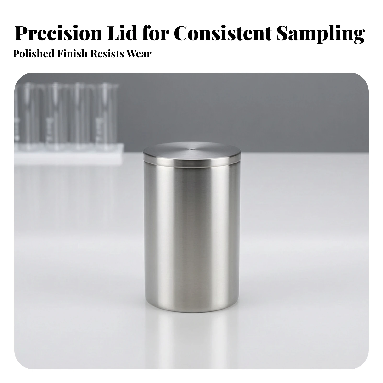 Specific Density Cup Stainless Steel Specific Density Cup with Lid Liquid Pycnometer Easy-Clean Container Compact for Inspectors