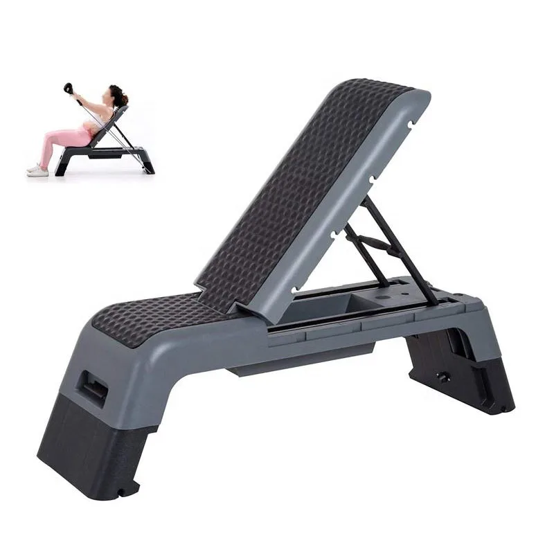 Workout Platform Adjustable Aerobic Stepper Manufacturers Fitness Multifunctional Flat Weight Bench Aerobic Deck