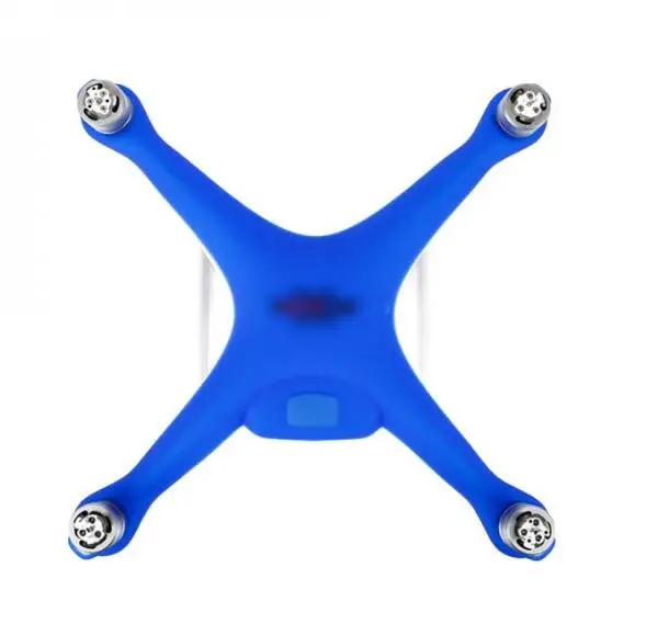 Copertura della fusoliera in Silicone custodia antipolvere addensata custodia protettiva blu Scrub Feel per DJI Phantom 4 RC drone