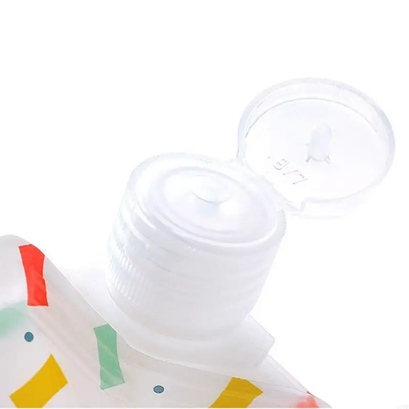 U0DE 100 Mini Reise Flüssigkeit Spender Tasche Shampoo Lagerung Container Candy Farbe Lassen