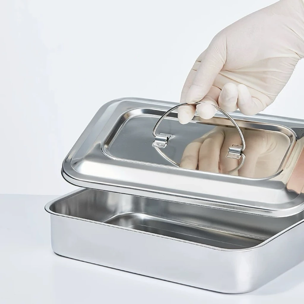 

Stainless Steel Disinfection And Sterilization Box Tray Disinfection Equipment, Scientific Research Laboratory Sterilization