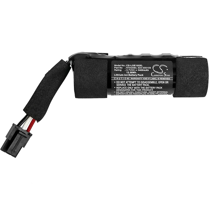 2600mAh/3400mAh 3.7V 9.62Wh/12.58Wh Speaker Li-ion Battery for Logitech  NTA3083 533-000105 UE Boom S-0012