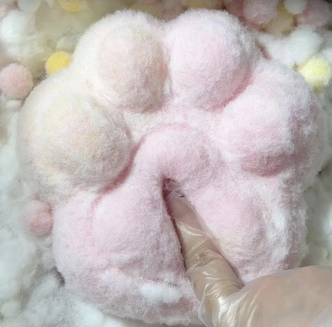 

Squishy Silicone Taba Squishy 0.8kg Mushy Super Big Fuzzy Cat Paw Tabby Furry Cat Foot Marshmallow Hand Relax Stress Release